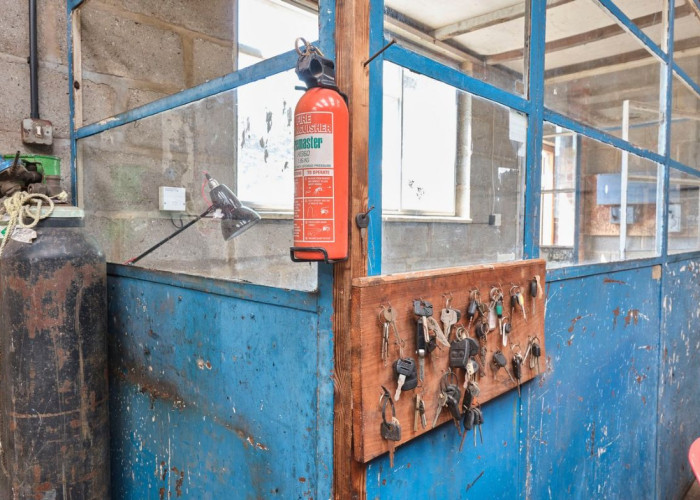 Composite material, Metal at Industrial Garage And Workshop For Filming, Norfolk