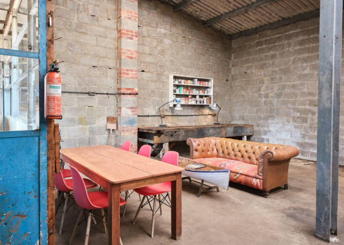 Wall, Furniture at Industrial Garage And Workshop For Filming, Norfolk