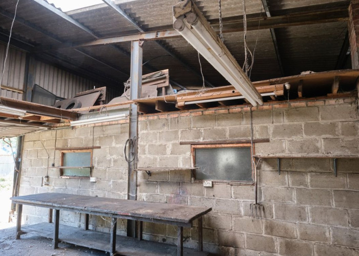 Wood, Ceiling at Industrial Garage And Workshop For Filming, Norfolk