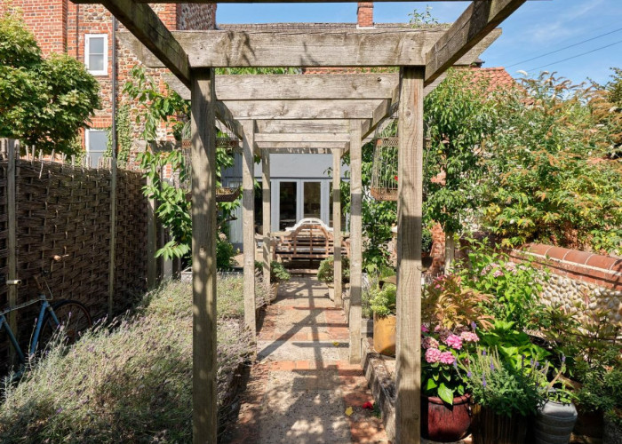 Garden, Flowerpot at Industrial Garage And Workshop For Filming, Norfolk