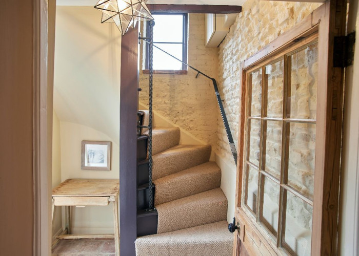 Staircase (Spiral) at Spacious Three Storey House For Filming, Norfolk