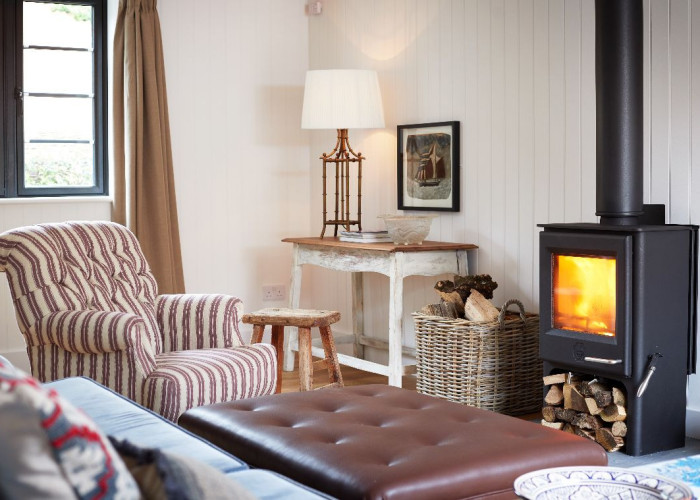 Furniture, Flooring at Recently Renovated One Bedroom Bungalow For Filming, Norfolk