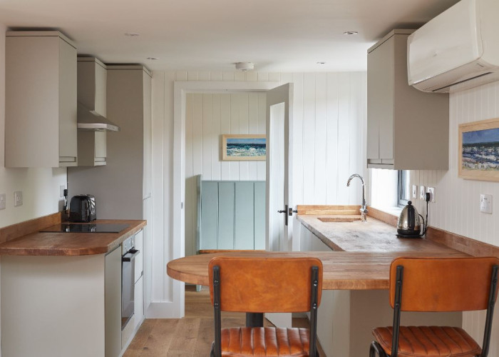 Furniture, Countertop at Recently Renovated One Bedroom Bungalow For Filming, Norfolk