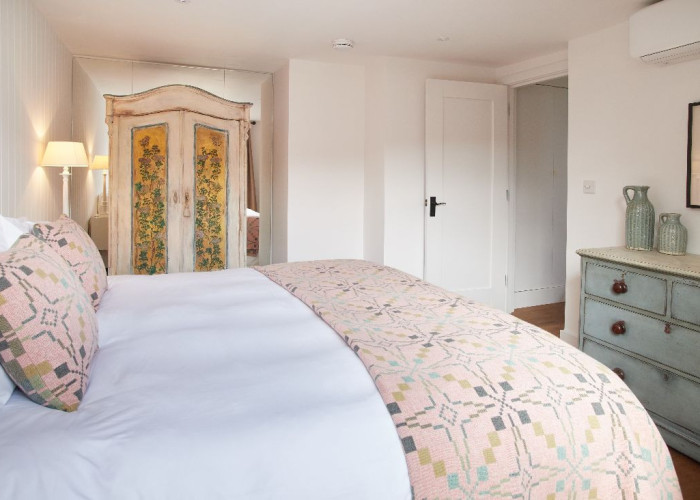 Furniture, Bed at Recently Renovated One Bedroom Bungalow For Filming, Norfolk