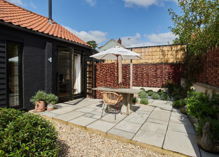 Patio / Veranda at Recently Renovated One Bedroom Bungalow For Filming, Norfolk