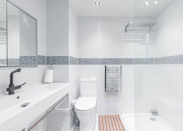 Bathroom at Detached Home Across Three Floors For Filming, London