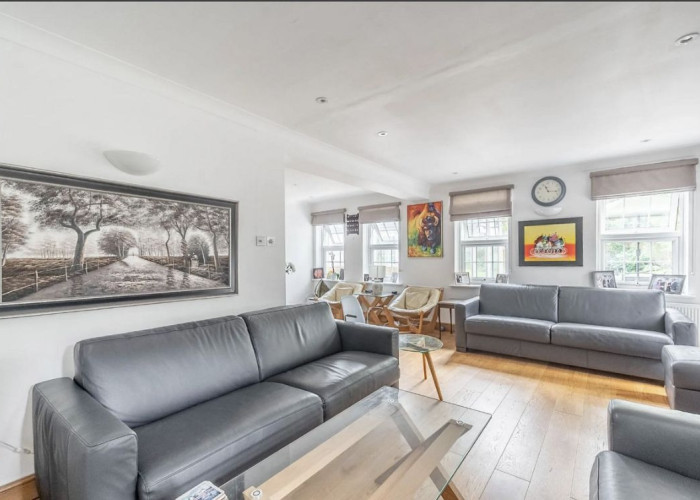 Couch, Interior design at Detached Home Across Three Floors For Filming, London