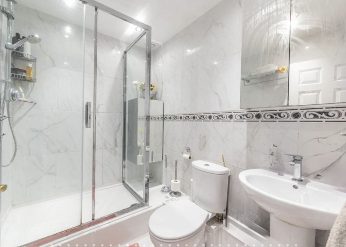 Bathroom at Detached Home Across Three Floors For Filming, London