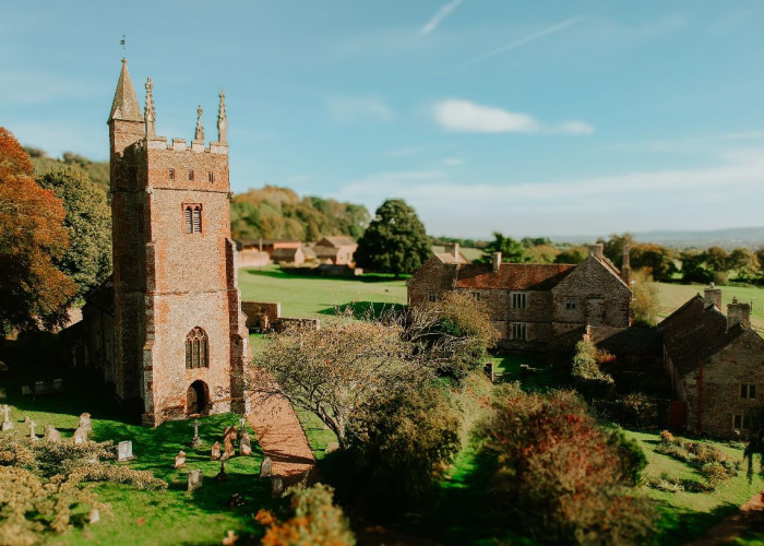Grass, Architecture at Majestic Grade II Listed Manor House For Filming, Somerset