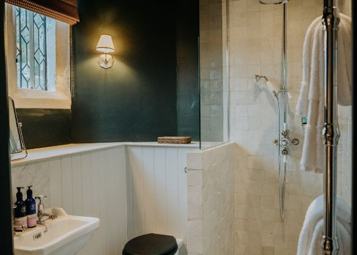 Bathroom at Majestic Grade II Listed Manor House For Filming, Somerset