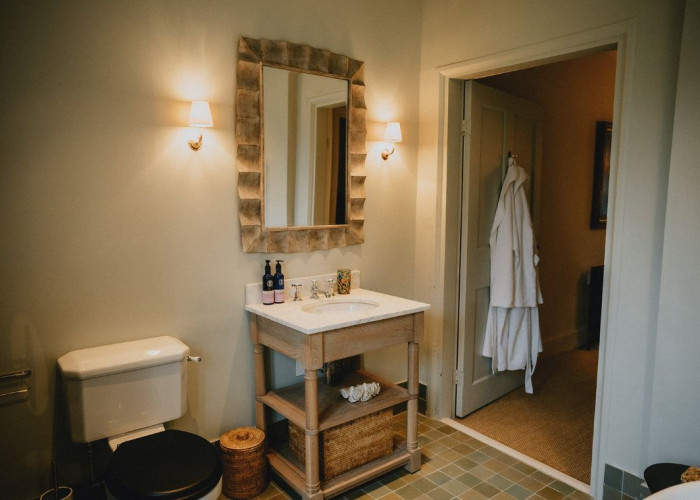 Bathroom at Majestic Grade II Listed Manor House For Filming, Somerset