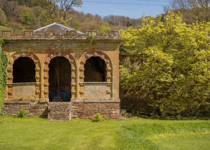 Arch, Shrub at Majestic Grade II Listed Manor House For Filming, Somerset