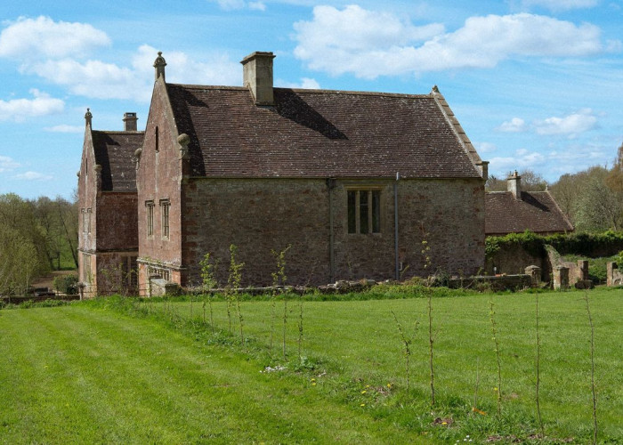 Garden (Rear, Large) at Majestic Grade II Listed Manor House For Filming, Somerset