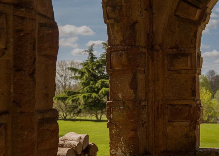 Wall, Arch at Majestic Grade II Listed Manor House For Filming, Somerset