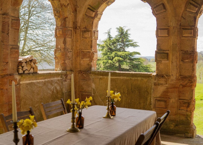Arch at Majestic Grade II Listed Manor House For Filming, Somerset