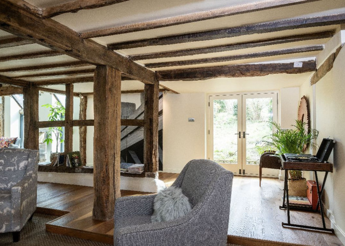 Wood, Furniture at Beautiful 17th Century Home For Filming, West Sussex