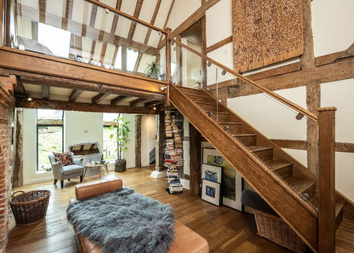 Stairway / Staircase at Beautiful 17th Century Home For Filming, West Sussex
