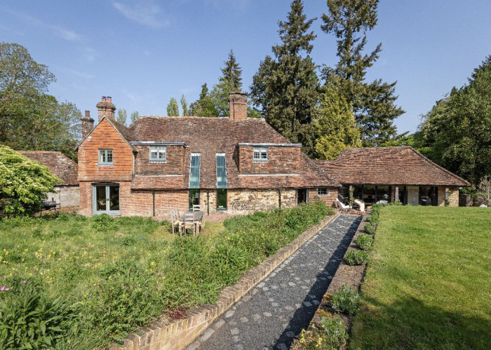 Grass, House at Beautiful 17th Century Home For Filming, West Sussex