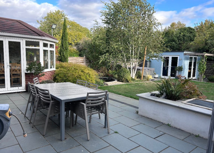 Shrub, Furniture at Detached Family Home In Bedfordshire For Filming, Bedfordshire