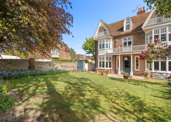 Building, Window at Stunning Six Bedroom Corner House In London For Filming, London