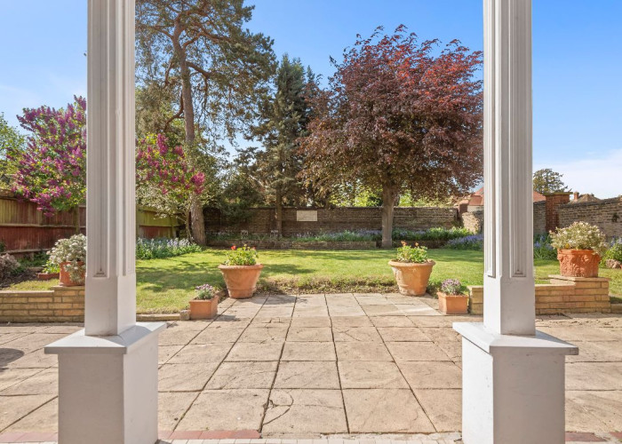 Shrub, Column at Stunning Six Bedroom Corner House In London For Filming, London
