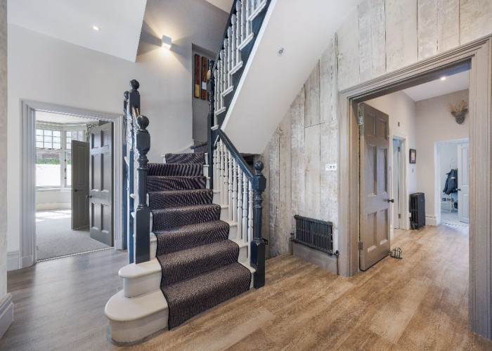 Stairway / Staircase at Stunning Six Bedroom Corner House In London For Filming, London
