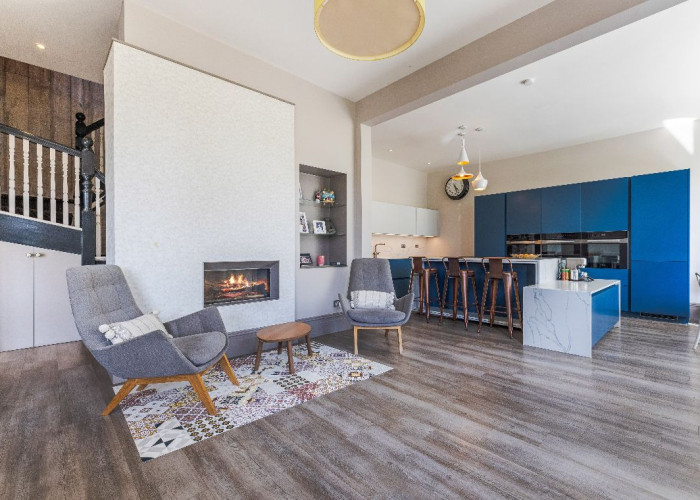 Furniture, Interior design at Stunning Six Bedroom Corner House In London For Filming, London