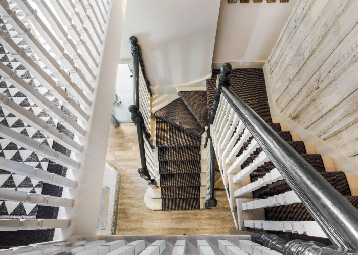 Stairway / Staircase at Stunning Six Bedroom Corner House In London For Filming, London