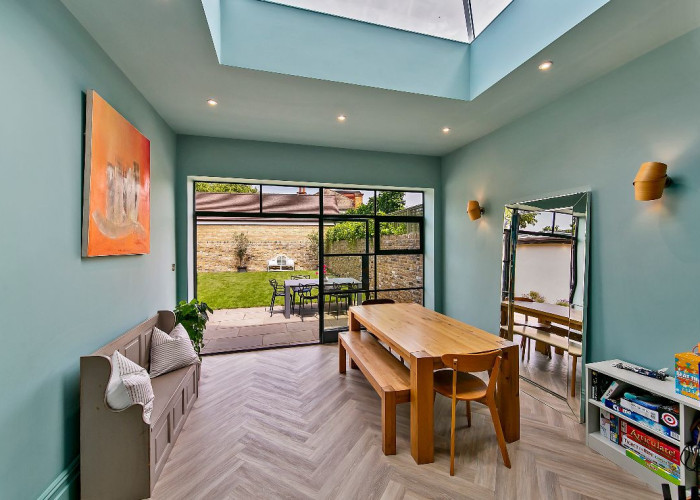 Diningroom at Stunning Six Bedroom Corner House In London For Filming, London