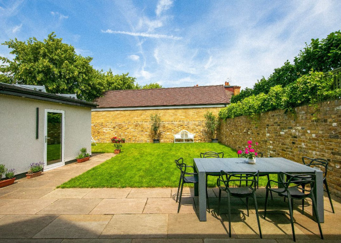 Grass, Plants at Stunning Six Bedroom Corner House In London For Filming, London