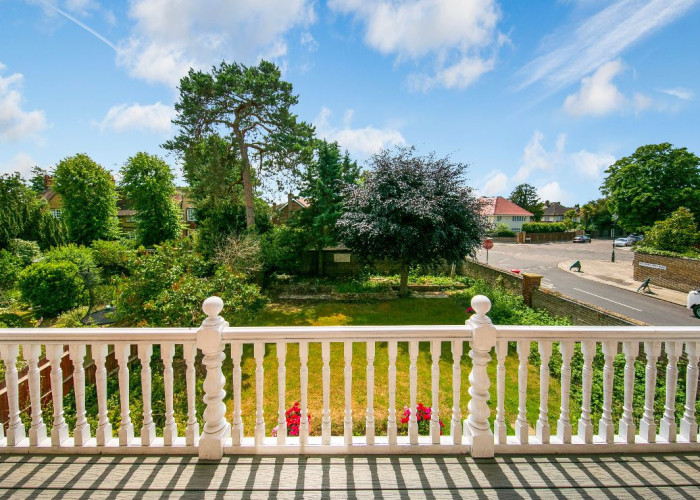 Shrub, Fence at Stunning Six Bedroom Corner House In London For Filming, London