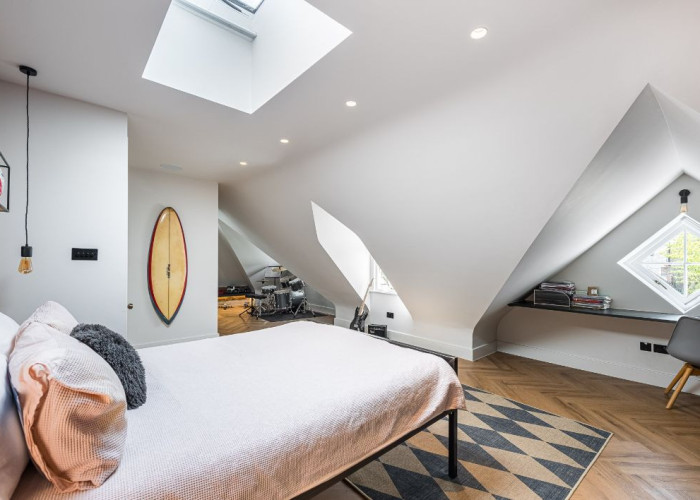 Bedroom (Double) at Sleek New Build In London For Filming, London