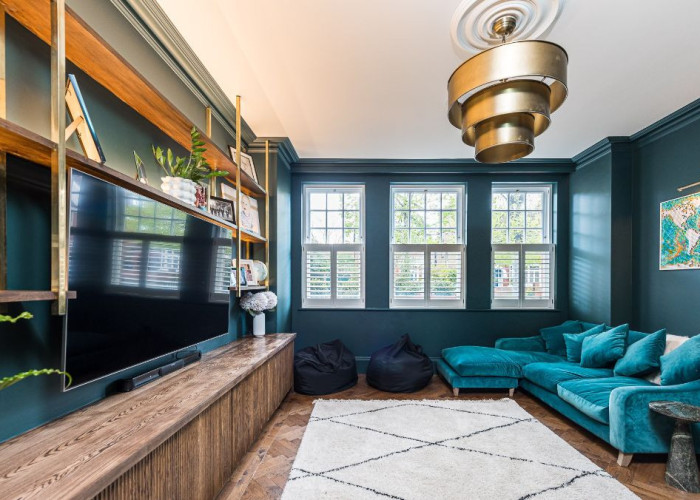 Interior design, Furniture at Sleek New Build In London For Filming, London