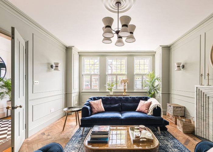 Furniture, Interior design at Sleek New Build In London For Filming, London
