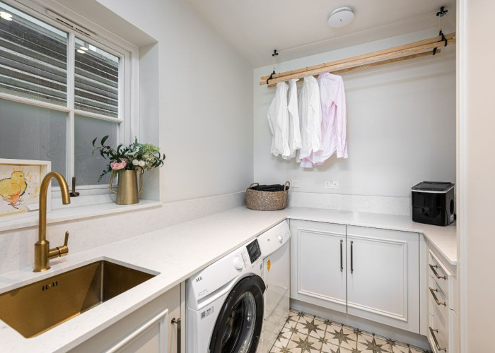 Utility Room at Sleek New Build In London For Filming, London