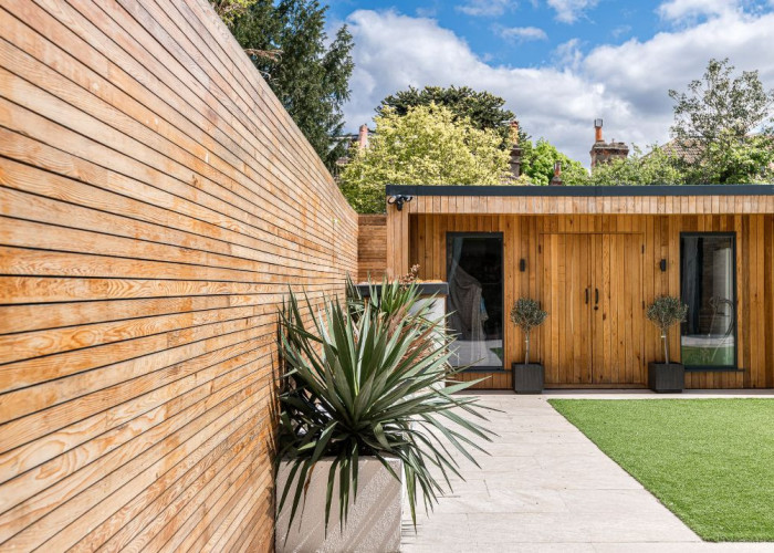 Wood, Brick at Sleek New Build In London For Filming, London