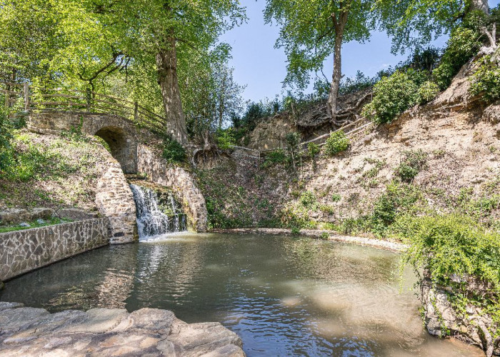 Water resources, Body of water at Contemporary 16th Century Black And White House For Filming, West Sussex