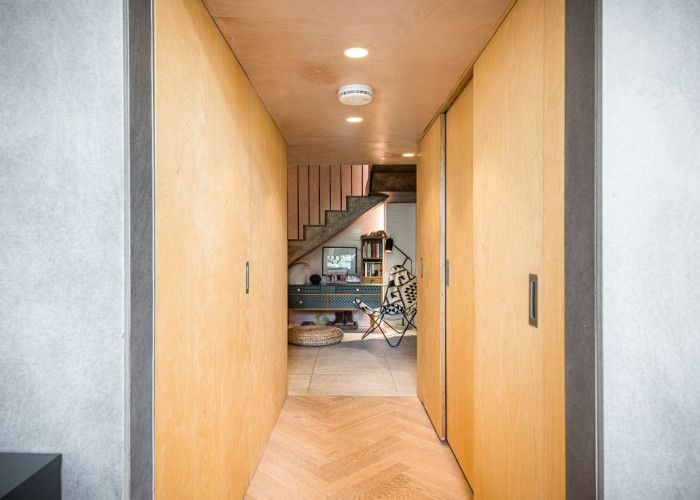 Wood, Flooring at A 1900 Converted School Into Flat For Filming, London