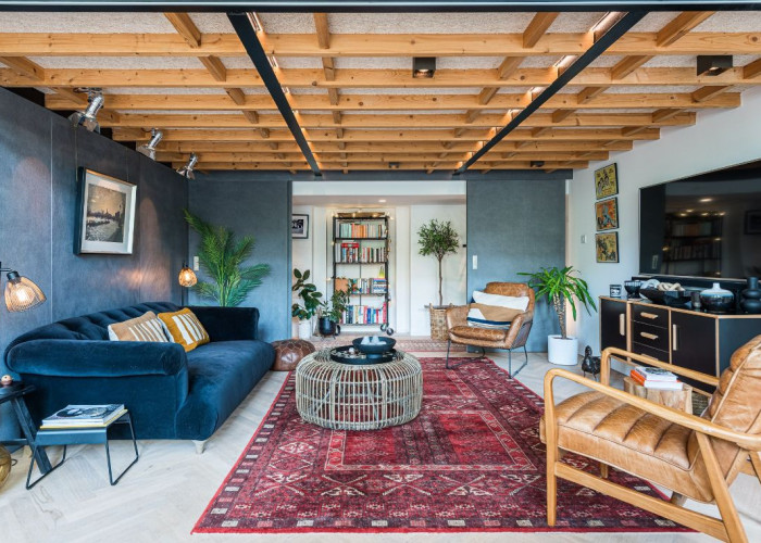 Livingroom at A 1900 Converted School Into Flat For Filming, London