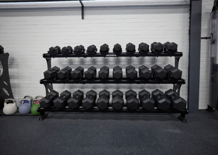 Exercise equipment, Dumbbell at 7,500 Sq Ft Training Centre For Filming, Hampshire