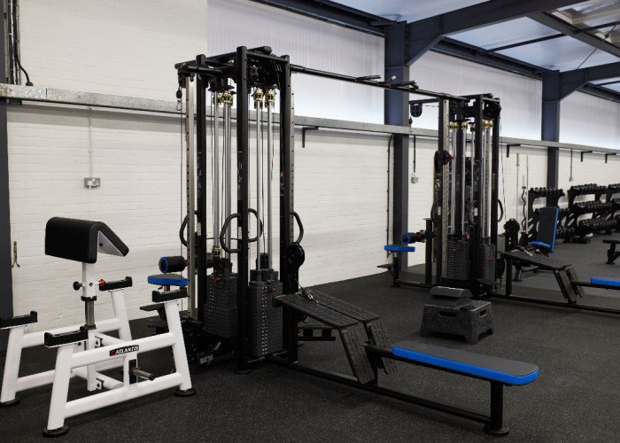 Gym, Exercise equipment at 7,500 Sq Ft Training Centre For Filming, Hampshire