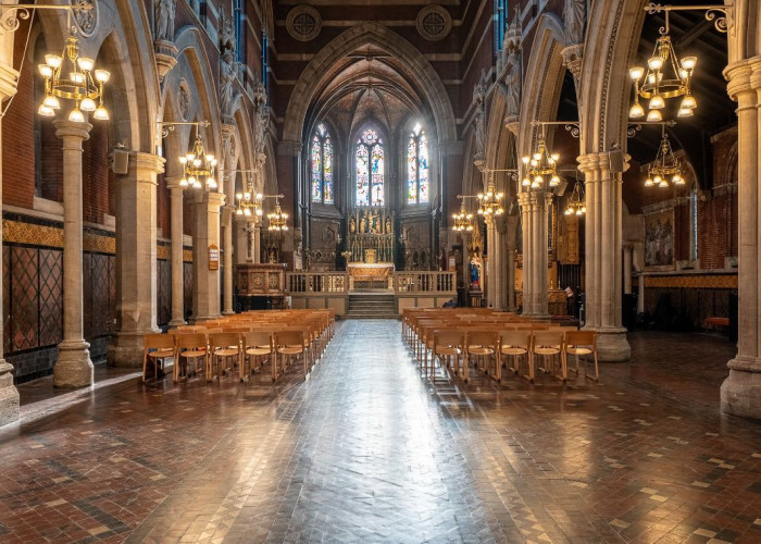 Religious institute, Ceiling at Stunning Church With Breath-taking Interior For Filming, London