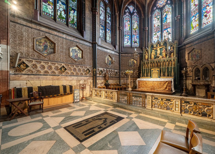 Interior design, Glass at Stunning Church With Breath-taking Interior For Filming, London