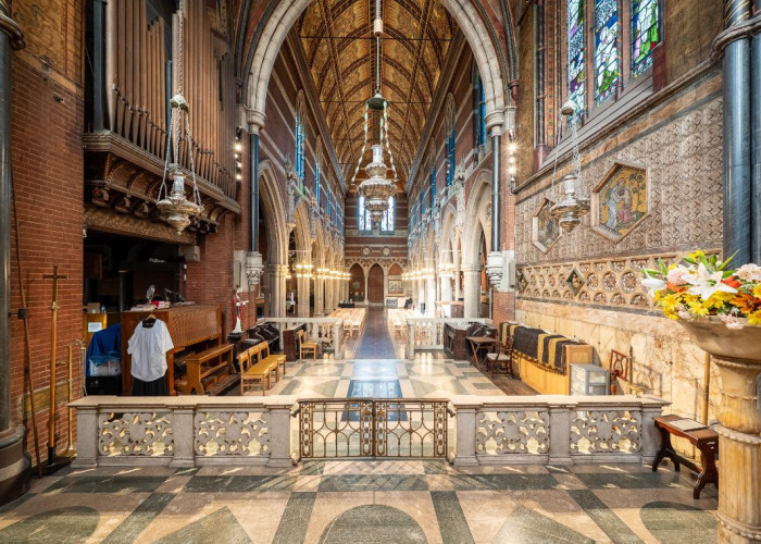 Ceiling, Floor at Stunning Church With Breath-taking Interior For Filming, London
