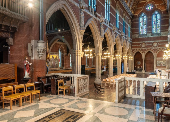 Arch, Ceiling at Stunning Church With Breath-taking Interior For Filming, London