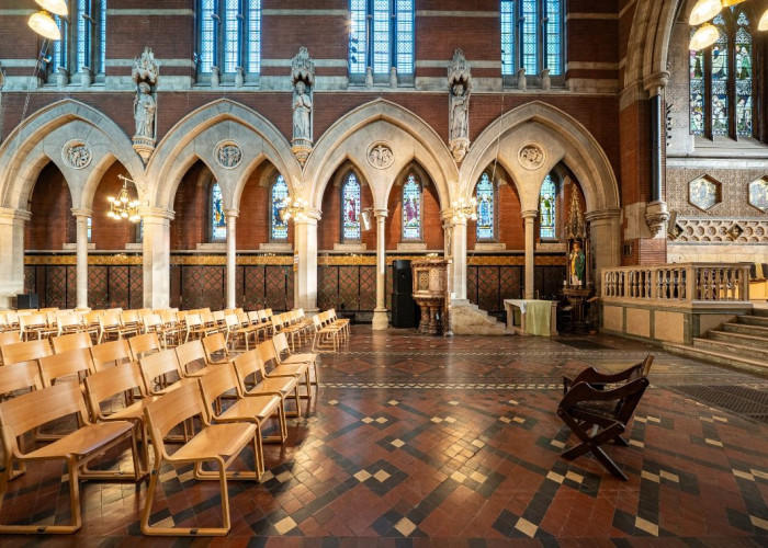 Flooring at Stunning Church With Breath-taking Interior For Filming, London