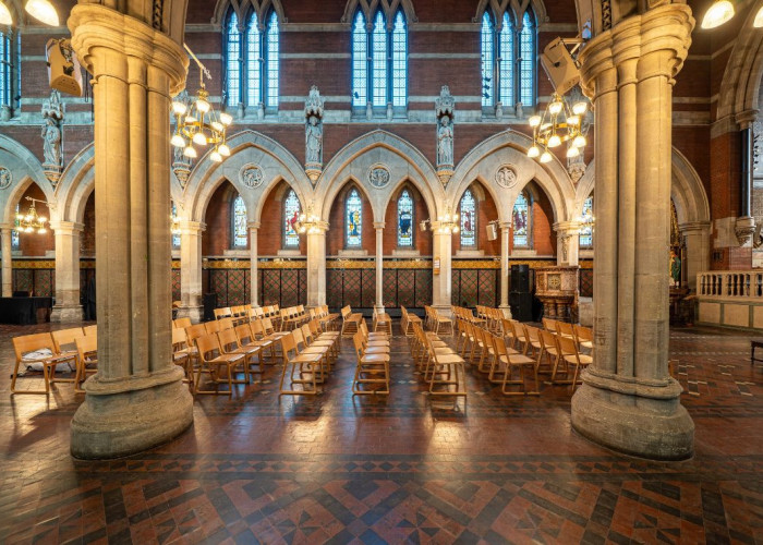 Column, Interior design at Stunning Church With Breath-taking Interior For Filming, London