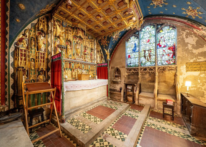 Interior design, Ceiling at Stunning Church With Breath-taking Interior For Filming, London