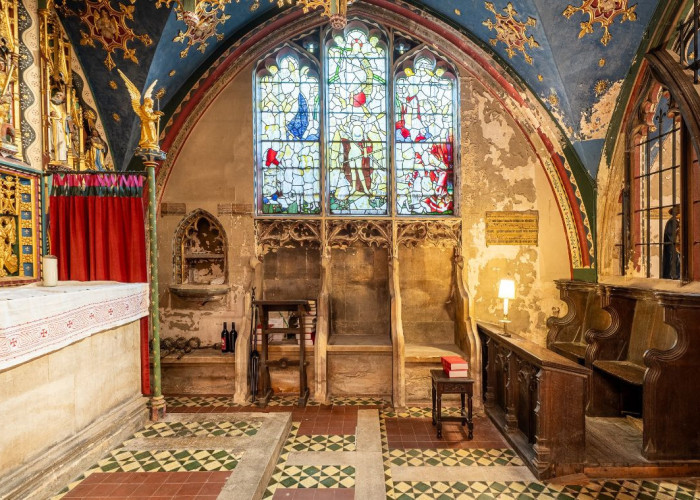 Interior design, Ceiling at Stunning Church With Breath-taking Interior For Filming, London