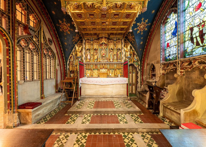 Interior design, Ceiling at Stunning Church With Breath-taking Interior For Filming, London